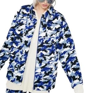 I.AM.GIA Tarantino Camo‎ Print Utility Jacket. Size Small